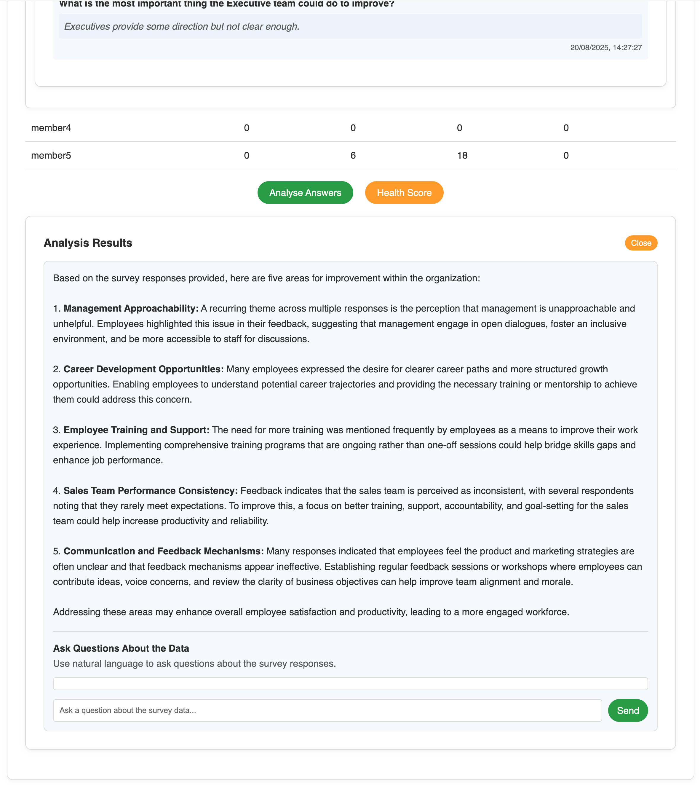 I-Powered User Analysis